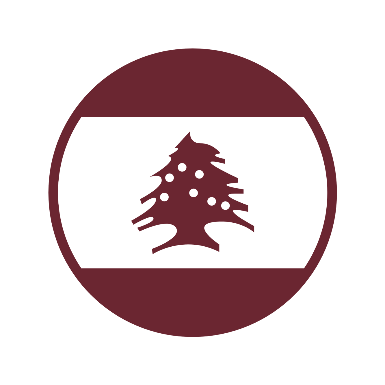 Lebanese cedar flag icon